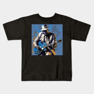 A Blues Guitarist Kids T-Shirt